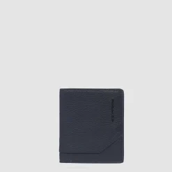 Portefeuille homme vertical avec porte-monnaie
