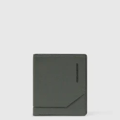 Portefeuille homme vertical avec porte-monnaie