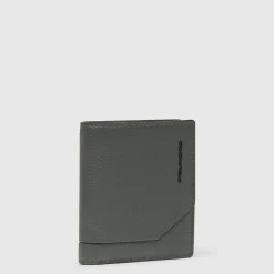 Portefeuille homme vertical avec porte-monnaie