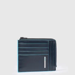 Portefeuille porte-cartes de crédit homme zippé