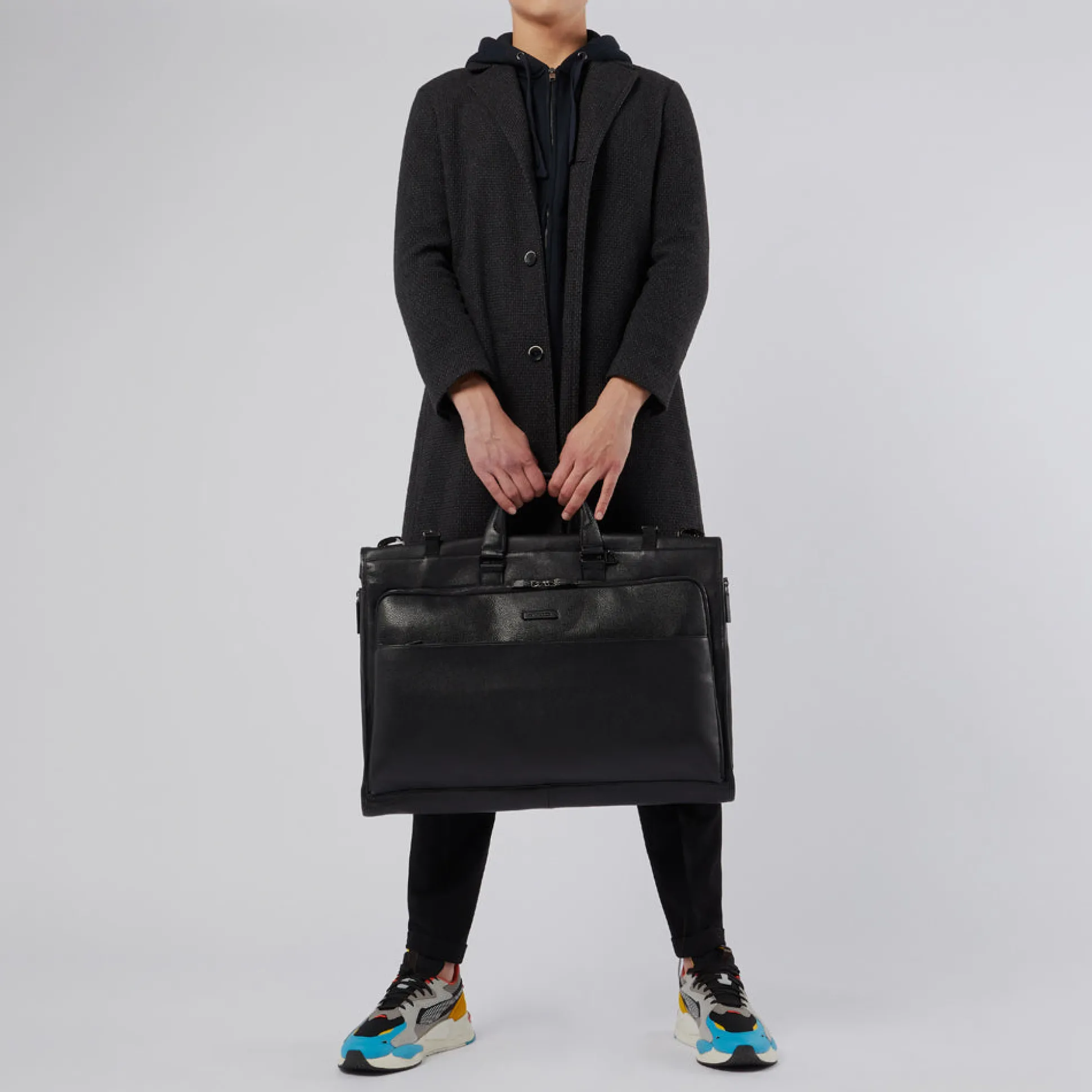 Porte-habits voyage pour acrocher en cuir
