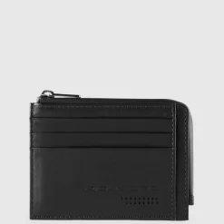 Porte-monnaie zippé avec porte-cartes de crédit