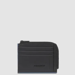 Porte-monnaie zippé avec porte-cartes de crédit