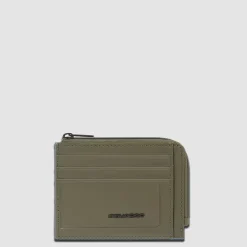 Porte-monnaie zippé avec porte-cartes de crédit