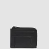 Porte-monnaie zippé avec porte-cartes de crédit
