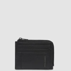 Porte-monnaie zippé avec porte-cartes de crédit