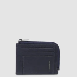 Porte-monnaie zippé avec porte-cartes de crédit