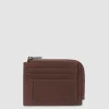 Porte-monnaie zippé avec porte-cartes de crédit