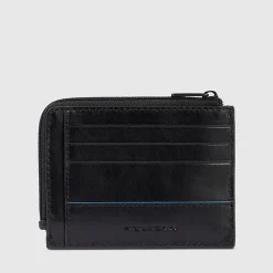 Porte-monnaie zippé avec porte-cartes de crédit
