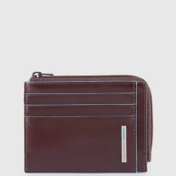 Porte-monnaie zippé avec porte-cartes de crédit