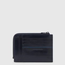 Porte-monnaie zippé avec porte-cartes de crédit