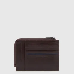 Porte-monnaie zippé avec porte-cartes de crédit