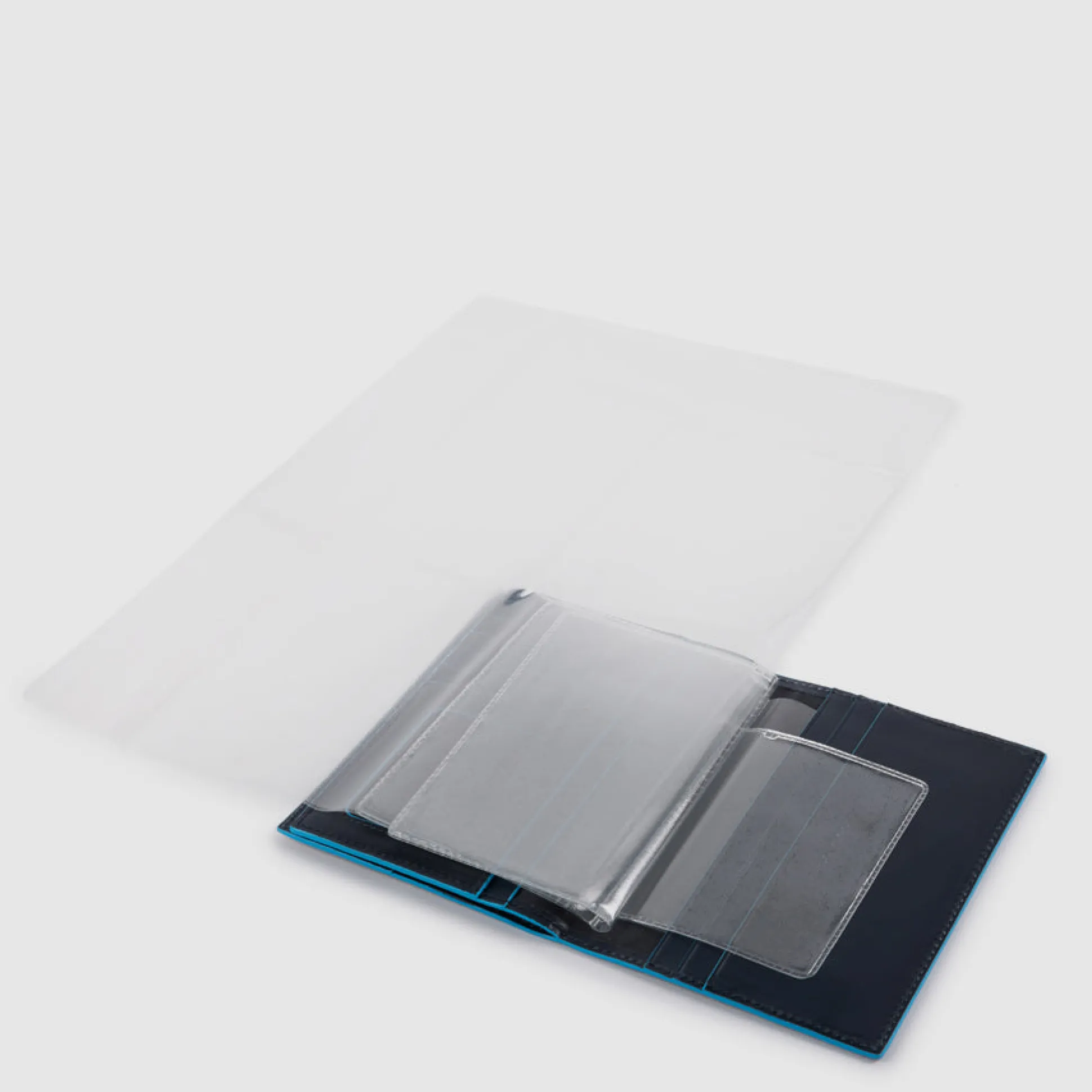 Porte-passeport avec porte-documents amovible, por
