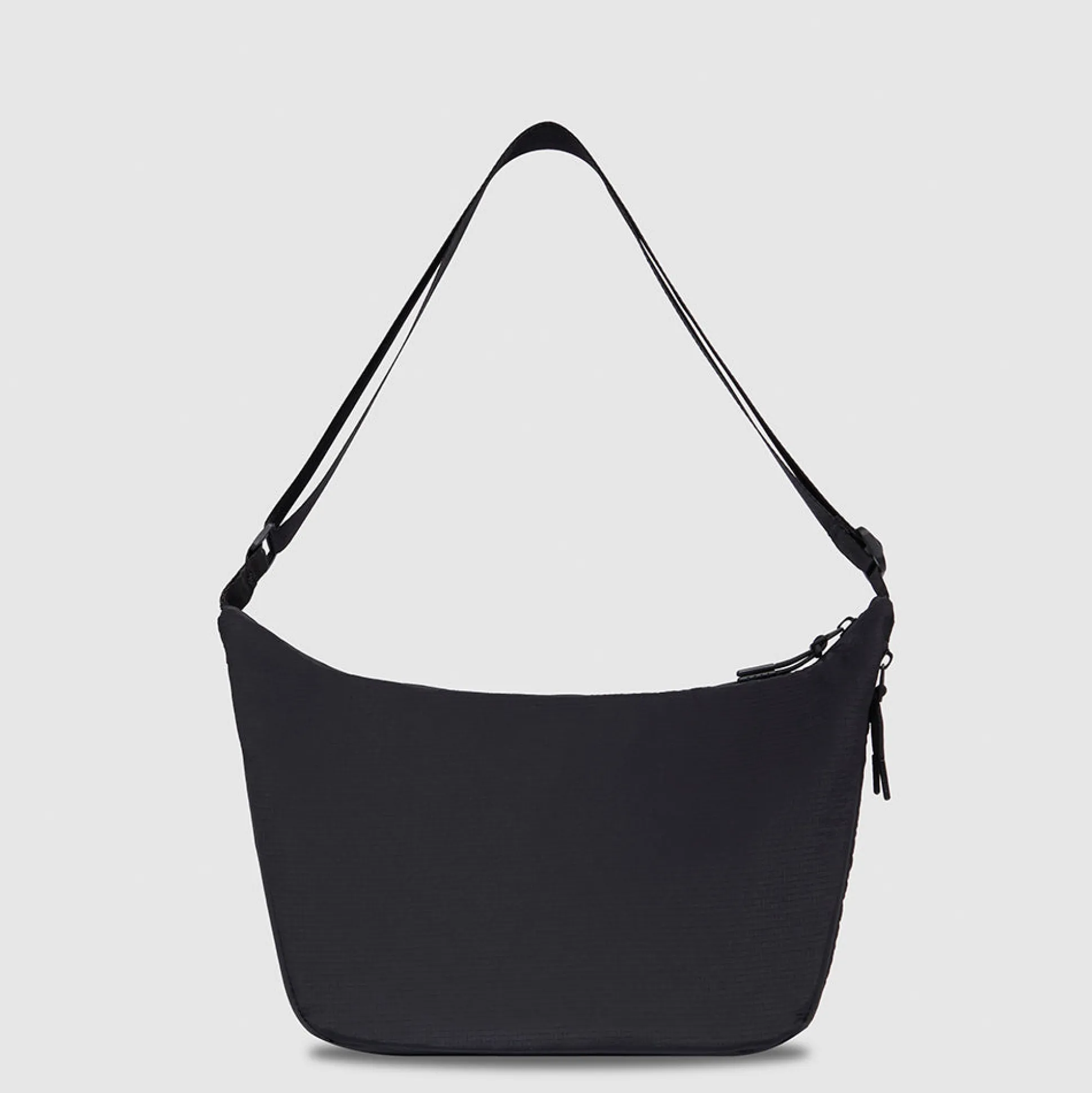 Sac à bandoulière rond moyen en tissu