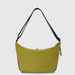 Sac à bandoulière rond moyen en tissu