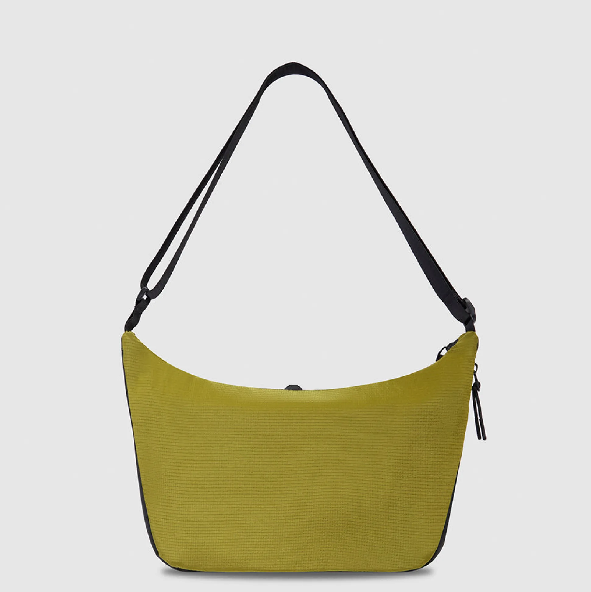 Sac à bandoulière rond moyen en tissu