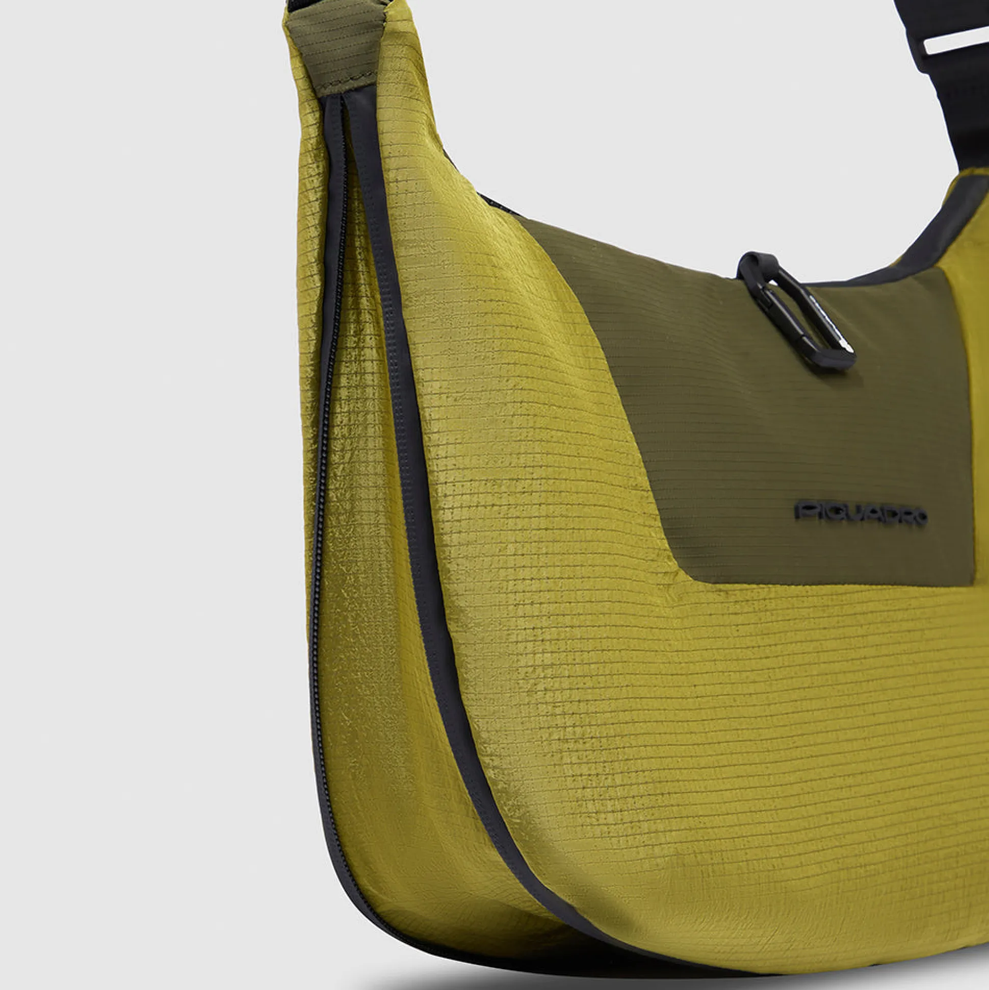 Sac à bandoulière rond moyen en tissu