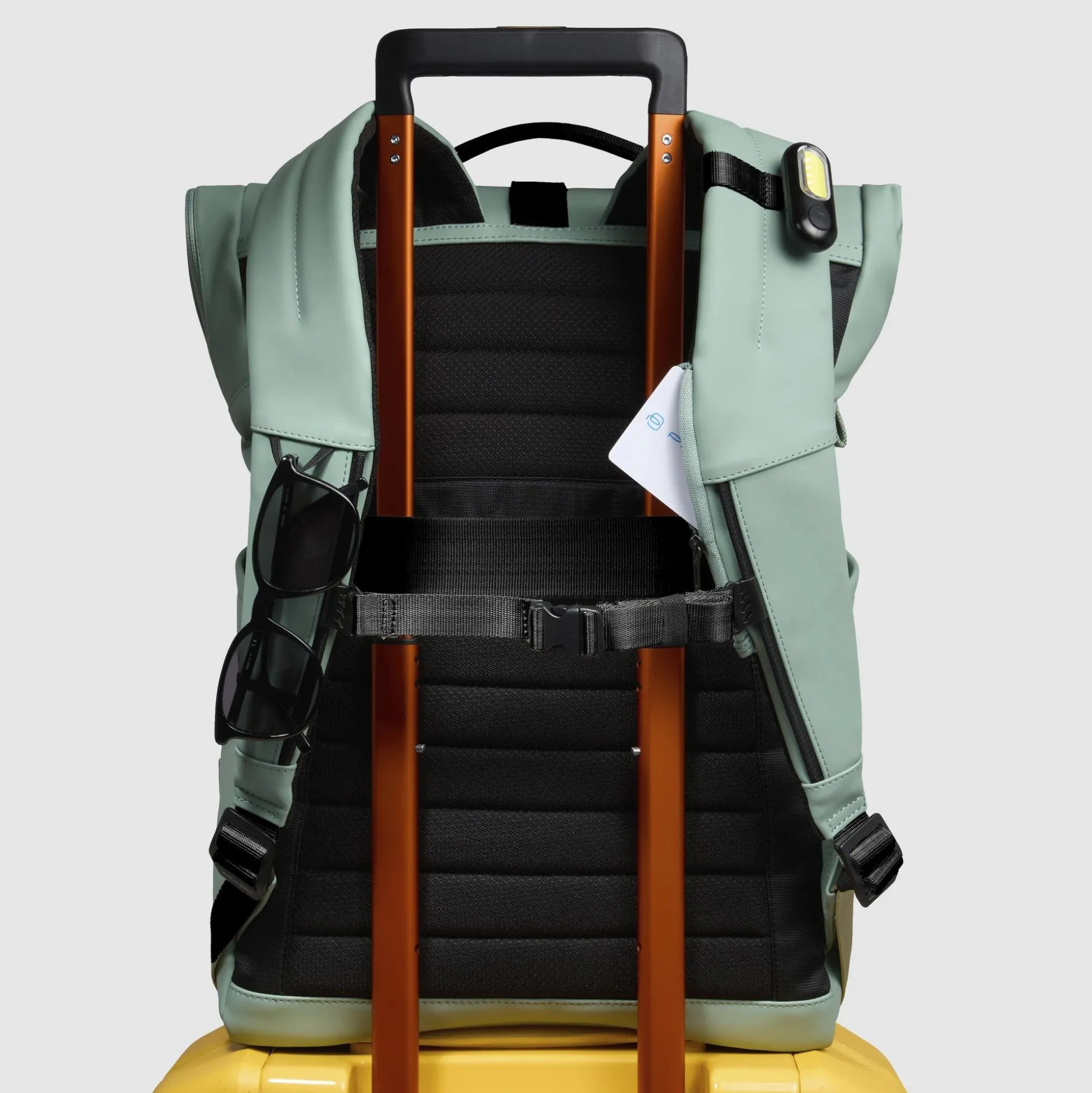 Sac à dos roll-top déperlant pour ordinateur 15,6"