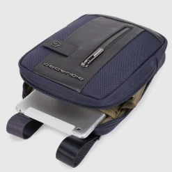 Sac bandoulière pour iPad®mini en tissu recyclé