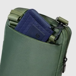 Sac bandoulière pour iPad®mini en tissu recyclé