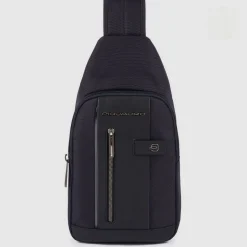 Sac de poitrine en tissu recyclé avec lumière LED
