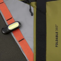 Sac de voyage pliable en tissu recyclé