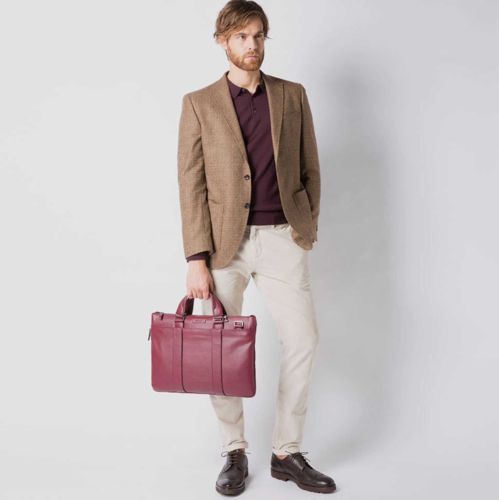 Sac fin pour ordinateur 15,6", extensible