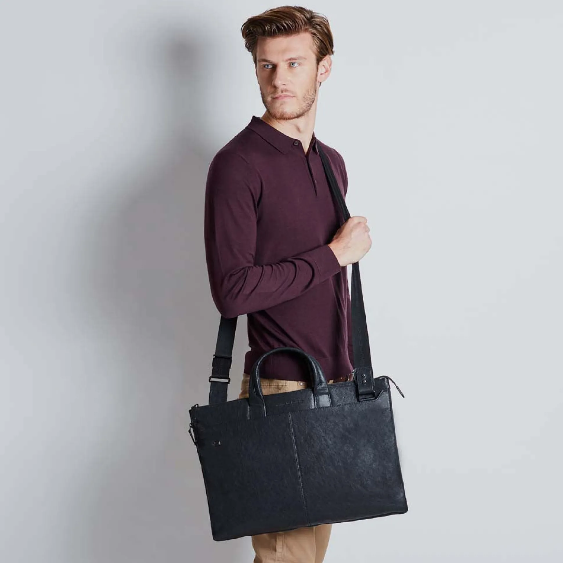 Sac fin pour ordinateur 17,3", extensible
