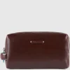 Trousse de toilette en cuir