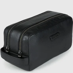 Trousse de toilette en cuir