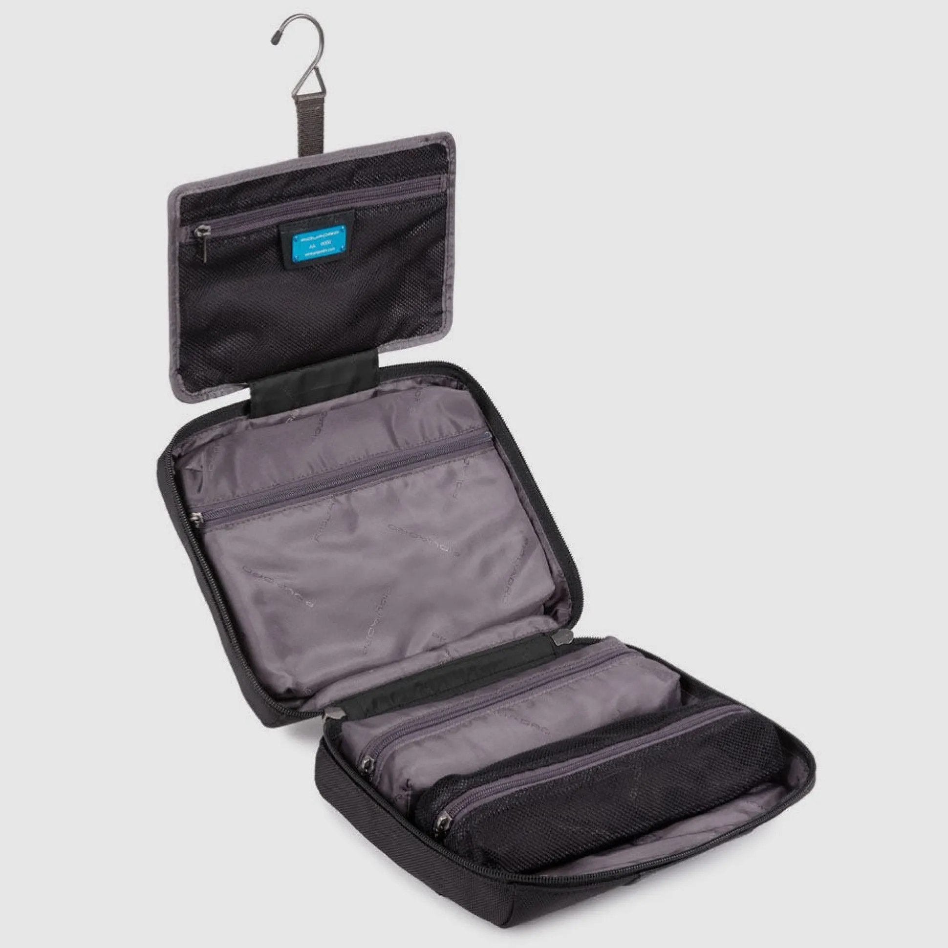 Trousse de toilette pour acrocher en tissu recyclé