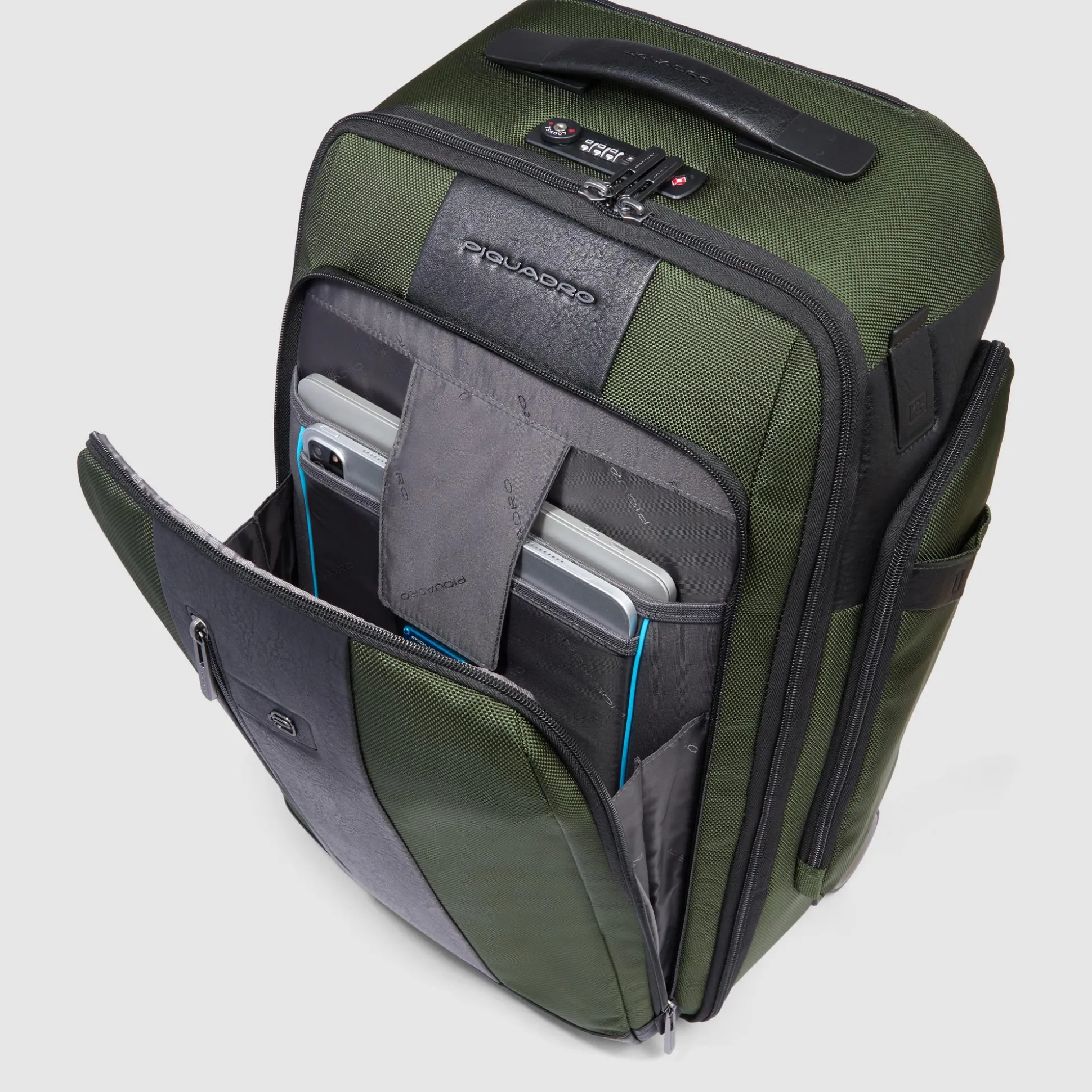 Valise trolley/sac à dos cabine d'ordinateur 15,6"